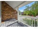 View from the front porch showing the natural setting of the neighborhood at 4856 10Th St, Boulder, CO 80304
