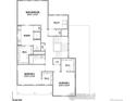 Second floor plan boasting main bedroom, utility room, two bedrooms and three WICs at 5901 Aspenglow St, Longmont, CO 80504