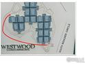 A detailed complex map of Westwood Condominiums, highlighting unit locations and nearby streets for easy navigation at 33 S Boulder Cir # 122, Boulder, CO 80303