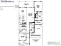 First-floor floor plan featuring a kitchen, dining room, great room, flex room, and a 3-car tandem garage at 3027 Newfound Lake Rd, Berthoud, CO 80513