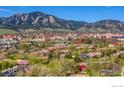 Scenic aerial view of the property, showcasing the surrounding landscape at 2802 Sundown Ln # 102, Boulder, CO 80303