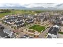 Picturesque aerial view of a well-planned community with green spaces and modern homes at 730 Promenade Dr, Superior, CO 80027