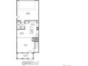 Detailed first floor plan featuring kitchen, dining, Gathering room, and two car garage at 165 Washington St, Erie, CO 80516