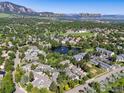 Community aerial view showing location of 4863 W Moorhead Cir, Whole Foods, King Soopers, and CU campus nearby at 4863 W Moorhead Cir, Boulder, CO 80305