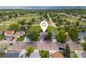 A high-angle view of a well-located home in a tranquil neighborhood at 2037 Spencer St, Longmont, CO 80501