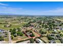 Aerial view of a property in a serene rural setting with expansive views at 1813 Pikes Peak St, Erie, CO 80516