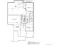 Detailed floor plan of the home's basement, showcasing the layout of the bedrooms, storage, and rec room at 1255 Eliza Ave, Berthoud, CO 80513