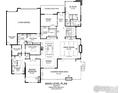 Spacious floor plan featuring a great room, study, dining area, and a three-car garage at 2669 Southwind Rd, Berthoud, CO 80513