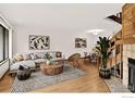 Comfortable living room with stylish decor and plenty of natural light at 4627 Burgundy Ln, Boulder, CO 80301