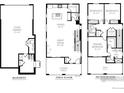 Detailed floor plan showcasing the basement, first, and second floors of the home at 3852 W 83Rd Ln, Westminster, CO 80031