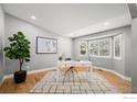 Serene office space with natural light, hardwood floors, and stylish decor at 2384 Ponderosa Pl, Erie, CO 80516
