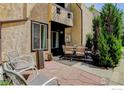 Charming condo with cozy outdoor seating area, perfect for relaxing and enjoying the neighborhood at 2942 Shady W Holw, Boulder, CO 80304