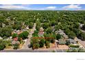 Aerial view showcasing the property and its surrounding neighborhood, close to local amenities at 1220 9Th Ave, Longmont, CO 80501