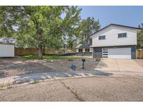 Ranch style home with landscaped yard and attached garage at 6403 Zang Ct, Arvada, CO 80004