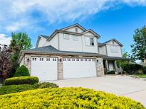 Beautiful two-story home with a three car garage and a well maintained lawn at 17391 E Weaver Ave, Aurora, CO 80016