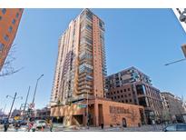Beautiful high-rise condo building featuring expansive balconies and a prime urban location at 1551 Larimer St # 1106, Denver, CO 80202