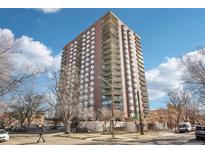 High rise building exterior, located in a residential area at 550 E 12Th Ave # 509, Denver, CO 80203