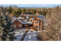 Luxury home with mountain views and expansive grounds at 4681 S Columbine Ct, Cherry Hills Village, CO 80113