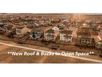 Attractive homes boasting a new roof, solar panels, and back to open space and walking path at 10100 Isle St, Parker, CO 80134