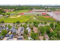 This home enjoys a convenient location near athletic fields and lush greenery, providing recreational opportunities at 1457 S Franklin St, Denver, CO 80210