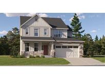 Charming two-story home with stone accents, a two-car garage, and a well-manicured front lawn at 10792 Snowdon St, Parker, CO 80134