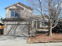 Two-story house with attached garage and landscaping at 11226 Rodeo Cir, Parker, CO 80138