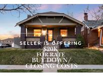 Charming bungalow-style home with covered porch, offering $20K for rate buy down or closing costs at 3044 W 37Th Ave, Denver, CO 80211