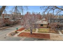 Charming single story home with a well maintained yard and beautiful tree at 2301 Vine St, Denver, CO 80205