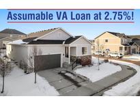 Charming single-Gathering home with a two-car garage, front porch and assumable VA Loan at 2.75%! at 5107 Ditmars Ln, Castle Rock, CO 80104
