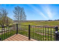 Deck overlooking fenced-in backyard with great views of the community at 12996 Banyon Cir, Parker, CO 80134