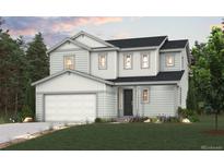 Charming two-story home with a well-manicured lawn, attached two-car garage, and welcoming entrance at 1341 Loraine N Cir, Lafayette, CO 80026