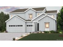 Charming two-story home featuring board and batten siding, attached garage, and beautifully landscaped front yard at 2525 Lupton Ln, Lafayette, CO 80026