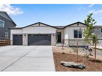 Charming single-Gathering home boasting a three-car garage, stylish accents, and well-maintained landscaping at 3443 N Gold Bug Ct, Aurora, CO 80019