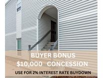 Inviting front entrance with a Buyer Bonus of $10,000 for a 2% interest rate buydown at 11105 E Alameda Ave # 204, Aurora, CO 80012