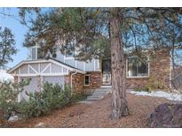 Charming two-story home featuring a brick facade, attached two-car garage, and mature landscaping at 1793 S Nucla St, Aurora, CO 80017