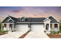 Charming paired home featuring a contemporary design, two-car garage, and inviting curb appeal at 3411 N Denali St, Aurora, CO 80019