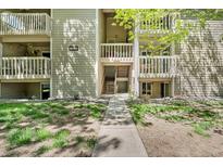 Inviting building exterior with well-maintained landscaping and a clear path to the entrance of this inviting building at 4070 S Atchison Way # 304, Aurora, CO 80014