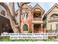 Charming Victorian home with a well-manicured front yard, mature trees, and inviting curb appeal at 3147 Vallejo St, Denver, CO 80211