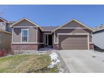 Charming single-Gathering home with a well-maintained lawn and a two-car garage at 17718 Leisure Lake Dr, Monument, CO 80132