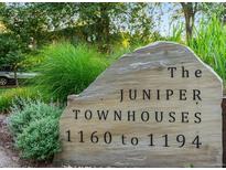 The Juniper Townhouses signage at 1160 to 1194 at 1172 Juniper Ave, Boulder, CO 80304