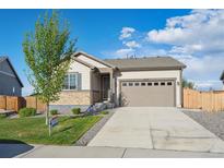 Charming single-Gathering home with a well-manicured lawn and attached two-car garage at 27957 E 9Th Dr, Aurora, CO 80018