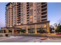 The Landmark East building features an elegant facade with stone accents and a welcoming entrance at 7600 Landmark Way # 1514, Greenwood Village, CO 80111