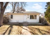 Charming single-story home with a well-maintained front yard and inviting curb appeal at 3740 W Exposition Ave, Denver, CO 80219