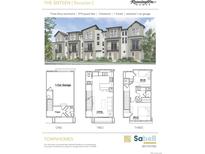 Three-story townhome featuring a 1-car garage and modern architectural design, 2 bedroom and 1.5 bath at 5779 Taft Trl, Arvada, CO 80002