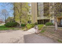 Welcoming entrance with accessible ramp and well-maintained landscaping for easy access to the building at 14300 E Marina Dr # 512, Aurora, CO 80014