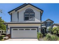Charming two-story home with a two-car garage and well-maintained landscaping at 17045 Hastings Ave, Parker, CO 80134