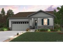 Charming single-Gathering home with a covered front porch, a two-car garage, and professionally landscaped yard at 25023 N 34Th Ave, Aurora, CO 80019