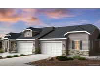 Charming single Gathering home with a three-car garage and beautiful stone accents at 3381 N Denali St, Aurora, CO 80019