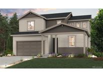 Beautiful two-story home with a two-car garage, manicured lawn, and charming curb appeal at 1300 Loraine N Cir, Lafayette, CO 80026