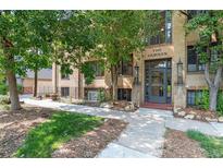 The Carolyn apartment building, inviting entryway, landscaping at 2533 E 11Th Ave # 1, Denver, CO 80206